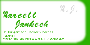 marcell jankech business card